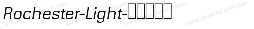 Rochester-Light字体转换