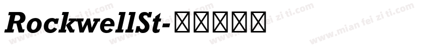 RockwellSt字体转换