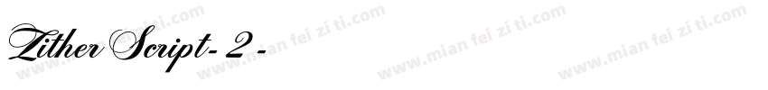 ZitherScript-2字体转换