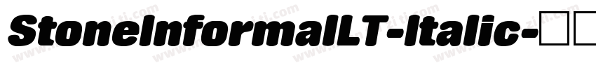 StoneInformalLT-Italic字体转换