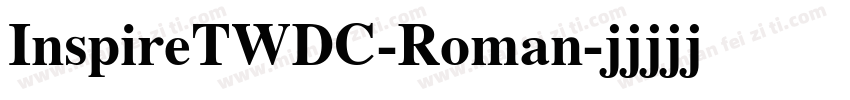 InspireTWDC-Roman字体转换