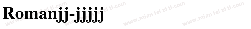 Roman亮体字体转换