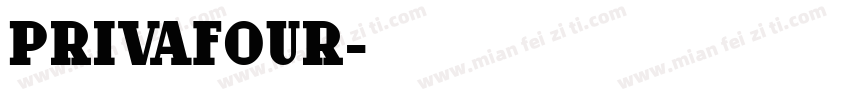 PRIVAFOUR字体转换