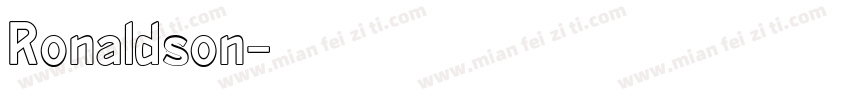 Ronaldson字体转换