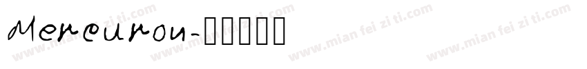 Mercuron字体转换