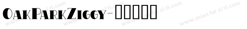 OakParkZiggy字体转换
