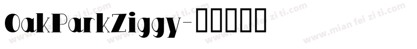 OakParkZiggy字体转换