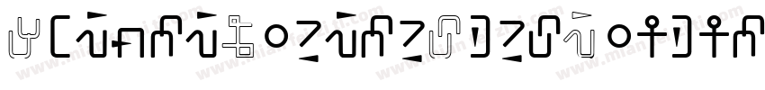 BurgerHonrenSansRotate字体转换