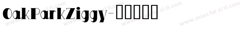OakParkZiggy字体转换