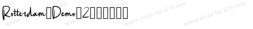 Rotterdam-Demo-2字体转换