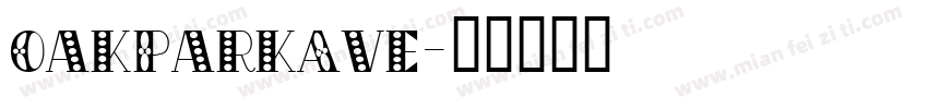 OakParkAve字体转换