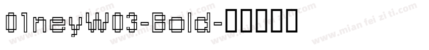 01neyW03-Bold字体转换
