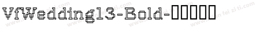 VfWedding13-Bold字体转换