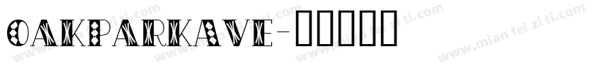 OakParkAve字体转换