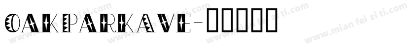 OakParkAve字体转换