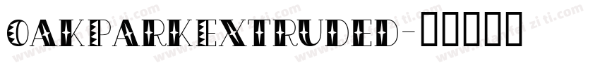 OakParkExtruded字体转换