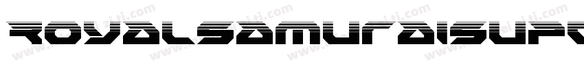 RoyalSamuraiSuperIta字体转换