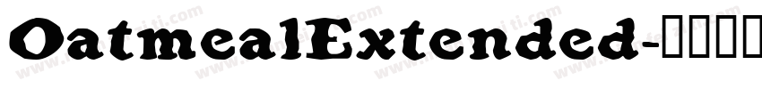 OatmealExtended字体转换