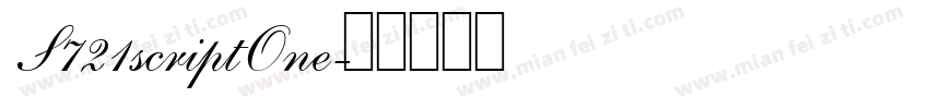 S721scriptOne字体转换