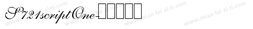 S721scriptOne字体转换