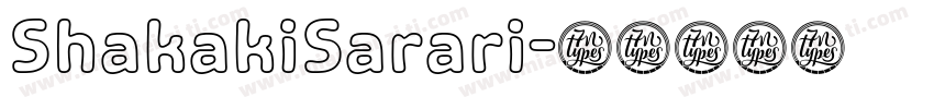 ShakakiSarari字体转换