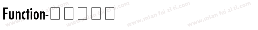 Function字体转换