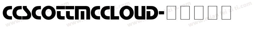 CCScottMcCloud字体转换