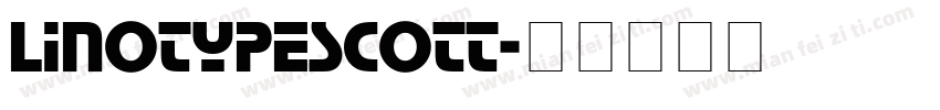 LinotypeScott字体转换
