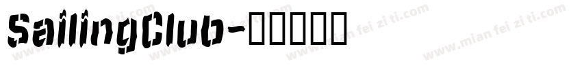SailingClub字体转换