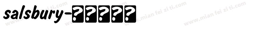 salsbury字体转换