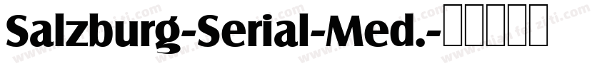 Salzburg-Serial-Med.字体转换