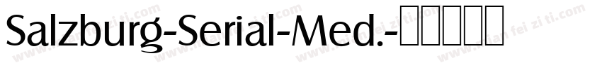 Salzburg-Serial-Med.字体转换