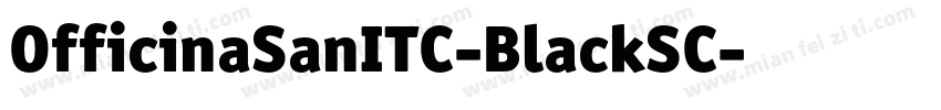 OfficinaSanITC-BlackSC字体转换