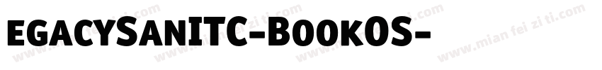 egacySanITC-BookOS字体转换