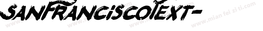 SanFranciscoText字体转换