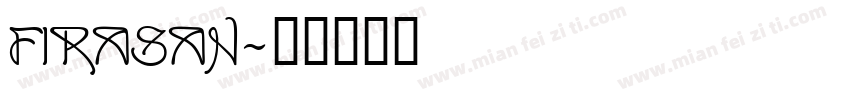 FiraSan字体转换