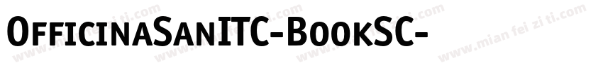 OfficinaSanITC-BookSC字体转换