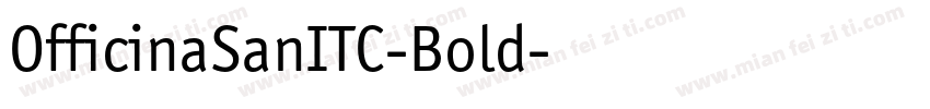 OfficinaSanITC-Bold字体转换