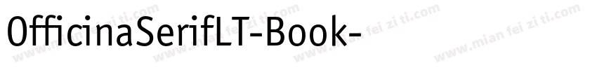 OfficinaSerifLT-Book字体转换