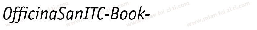 OfficinaSanITC-Book字体转换