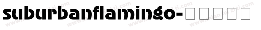 suburbanflamingo字体转换