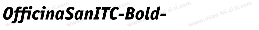 OfficinaSanITC-Bold字体转换