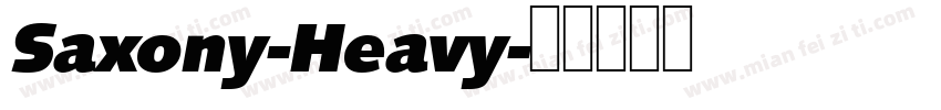 Saxony-Heavy字体转换