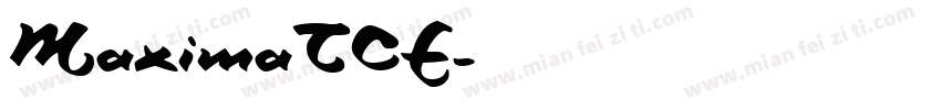 MaximaTCE字体转换
