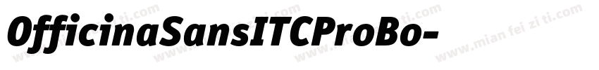 OfficinaSansITCProBo字体转换