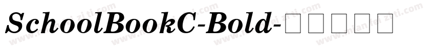 SchoolBookC-Bold字体转换