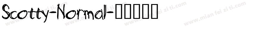 Scotty-Normal字体转换