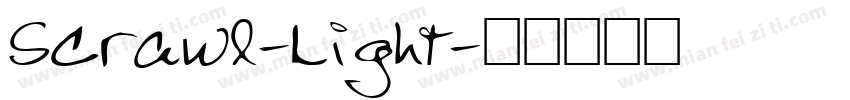 Scrawl-Light字体转换