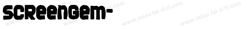 Screengem字体转换