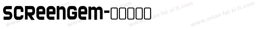 Screengem字体转换